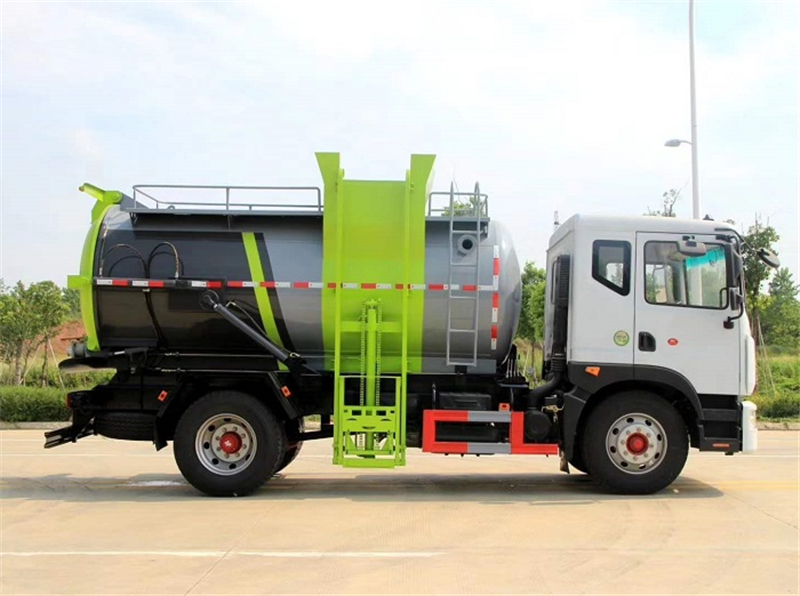 東風(fēng)8.5方餐廚垃圾車(圓罐)